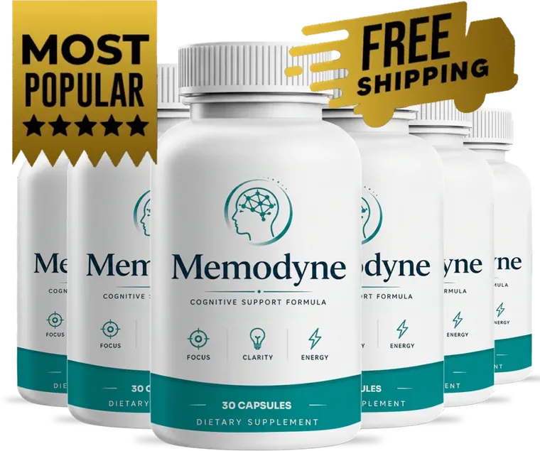 The Memodyne six-bottle package