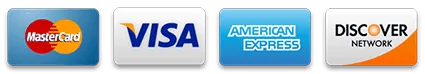 Payment card types accepted at the official checkout