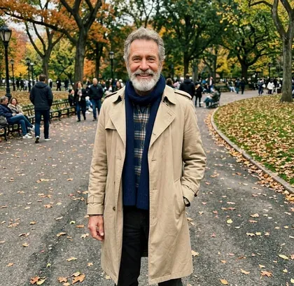 A man standing in a park